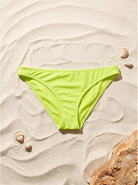 LCW DREAM Sarı UV Korumalı Kadın Düz Bikini Alt ürün görseli 1