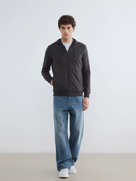 LCWAIKIKI Basic Kahverengi Sweatshirt - Resim 2