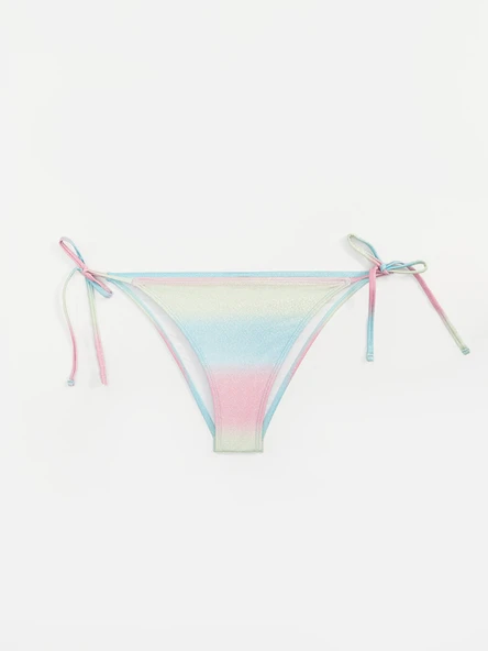 LCW DREAM Karışık Desenli Parlak Görünümlü Kadın Bikini Alt ürün görseli 1