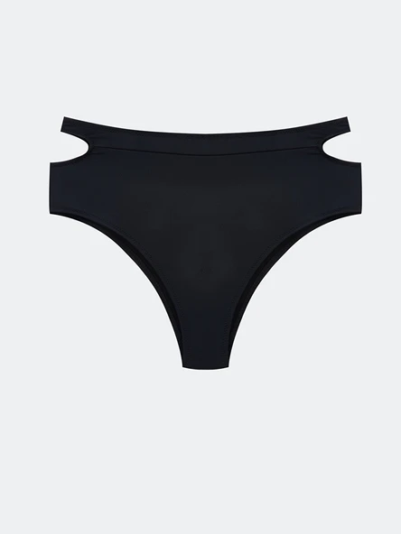 LCW DREAM Siyah Kadın Düz Bikini Alt ürün görseli 1