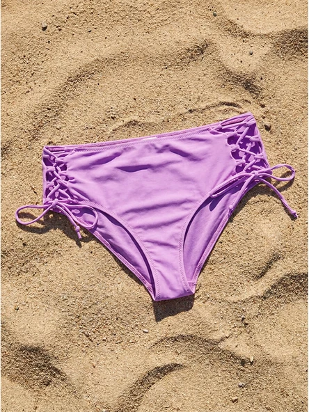 LCW DREAM Mor Kadın Düz Bikini Alt ürün görseli 1