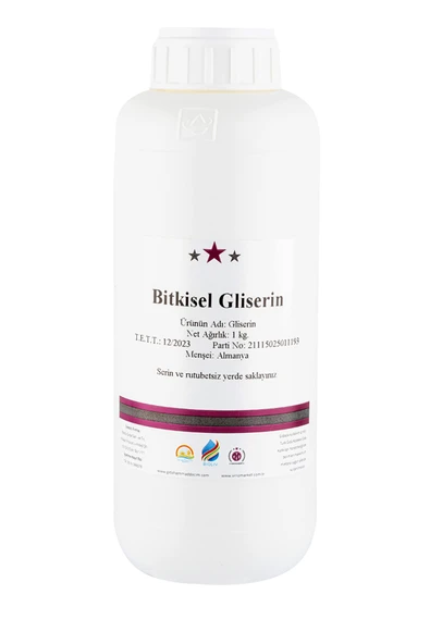Vinomarket Bitkisel Gliserin - 1 Kg. ürün görseli 1