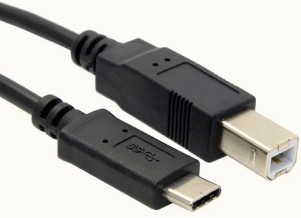 Bastore Type C To Usb Printer Yazıcı Tarayıcı Ara Bağlantı Kablosu 1.5 Metre ürün görseli 1