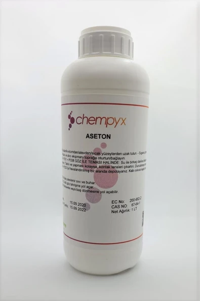 Chempyx Saf Aseton 1 lt ürün görseli 1