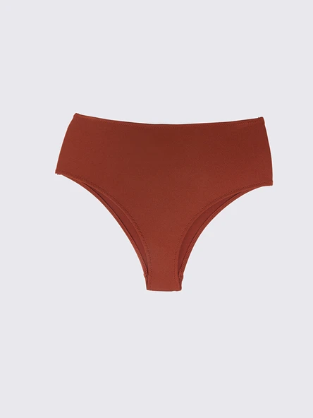 LCW DREAM Kahverengi Kadın Düz Bikini Alt ürün görseli 1
