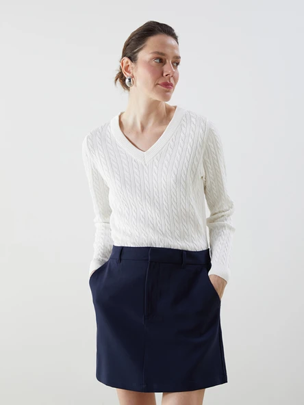 LCW Modest Ekru Hırka ürün görseli 1