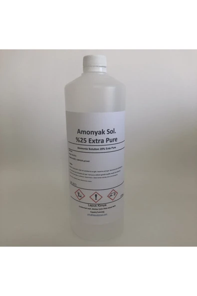 lepus kimya Amonyak Solisyon %25 Exra Pure 1 Litre ürün görseli 1