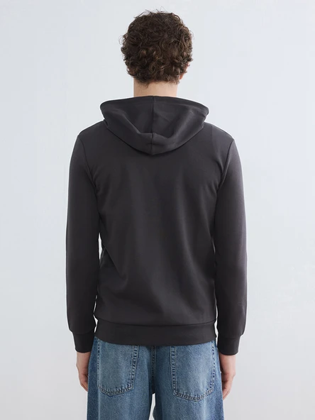 LCWAIKIKI Basic Kahverengi Sweatshirt - Resim 4