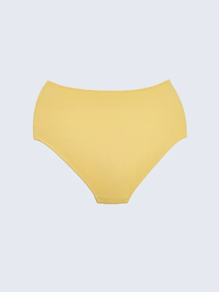 LCW DREAM Sarı Kadın Düz Bikini Alt - Resim 2