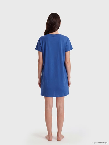 LCW DREAM Mavi Pijama Takımı - Resim 4