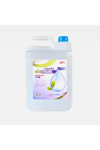 Starfire Bioethanol Şömine Yakıtı 5L Duman Vermeyen Sıvı Isıtıcı Güvenli Kullanım ürün görseli 1