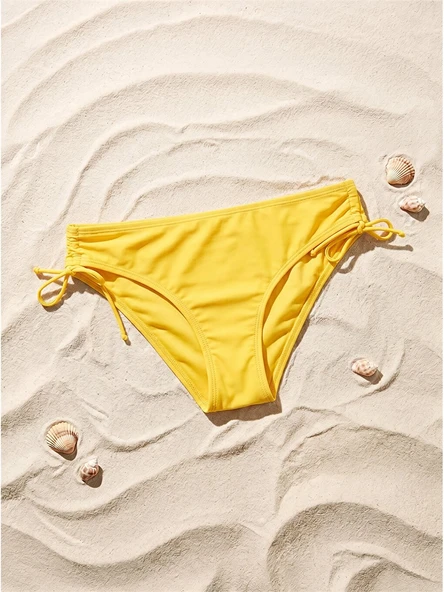 LCW DREAM Sarı Kadın Düz Bikini Alt ürün görseli 1