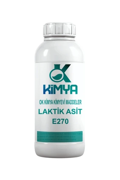 Ok Kimya Laktik Asit E270 - Lactic Acid %80 Excellent Grade - Gıda Kalite 1 Kg ürün görseli 1