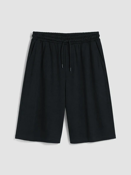 LC WAIKIKI Siyah Regular Fit Erkek Şort ürün görseli 1