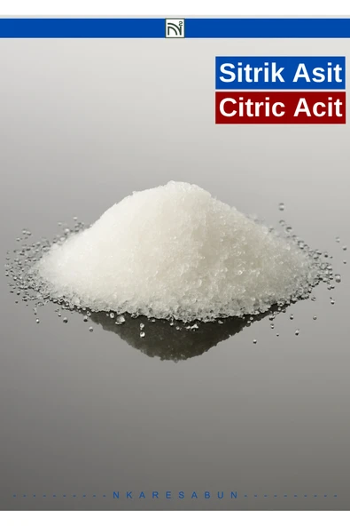 nkare 1 kg Sitrik Asit Monohidrat (Limon Tuzu) - Citric Acid ürün görseli 1