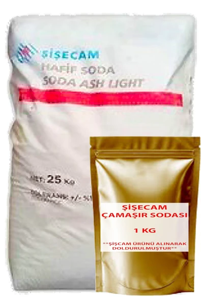 Şişecam 1. SINIF SAF ÇAMAŞIR SODASI TOZ 1 KG ürün görseli 1