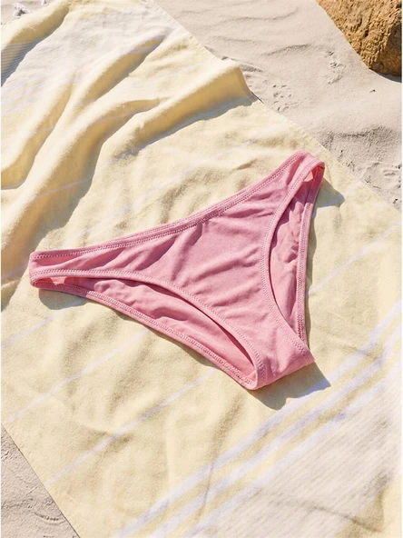LCW DREAM Pembe Brazilian Parlak Görünümlü Kadın Bikini Alt ürün görseli 1