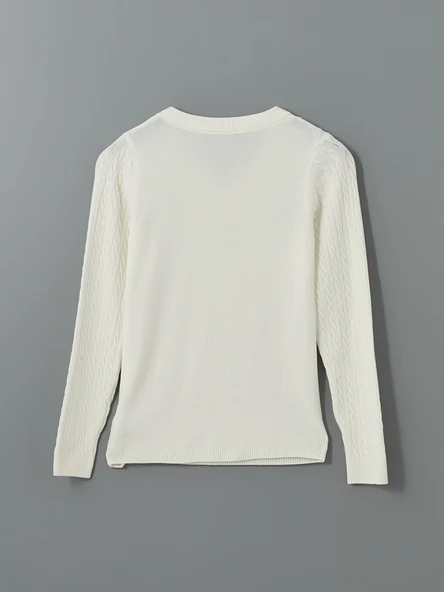 LCW Modest Ekru Hırka - Resim 6