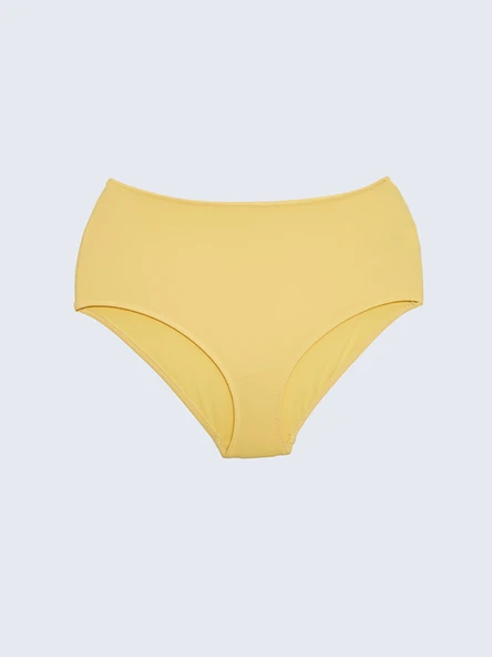 LCW DREAM Sarı Kadın Düz Bikini Alt ürün görseli 1