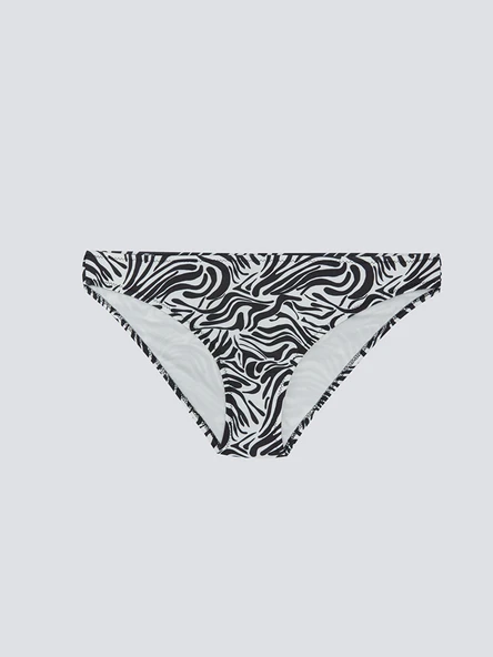 LCW DREAM Siyah Desenli Kadın Bikini Alt ürün görseli 1