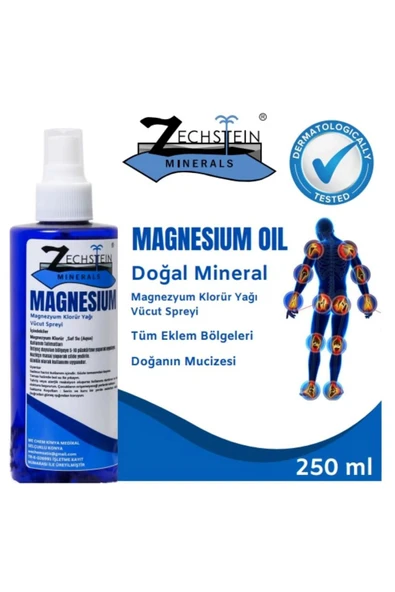 Zechstein Orijinal Magnezyum Yağı 250 ml – Kas Ağrısı, Kramp, Için Saf Sprey ürün görseli 1