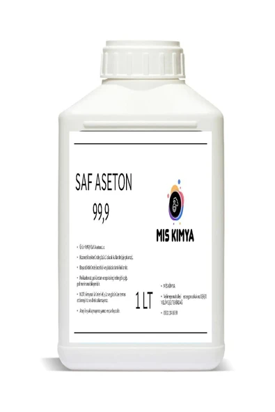 MİS DEKOR Saf Aseton 1 Litre ürün görseli 1