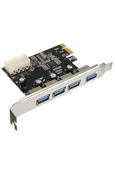 Bastore Pci-e Express 4 Port Usb 3.0 Kart Çoklayıcı Çoğaltıcı ürün görseli 1