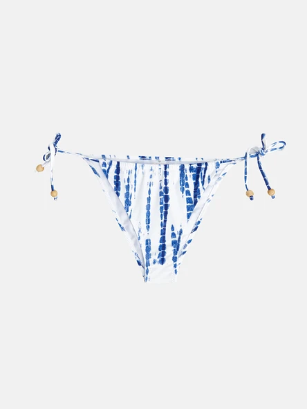 LCW DREAM Mavi UV Korumalı Desenli Kadın Bikini Alt ürün görseli 1