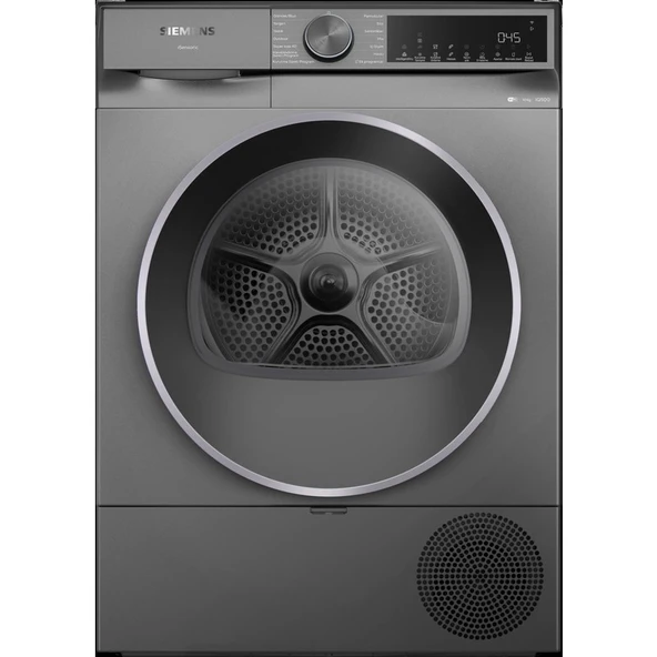 Siemens SİEMENS WQ52J20RTR iQ500 Isı Pompalı Kurutma Makinesi 10 kg Antrasit ürün görseli 1