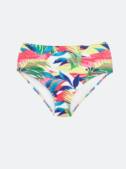 LCW DREAM Pembe Çiçekli Kadın Bikini Alt ürün görseli 1