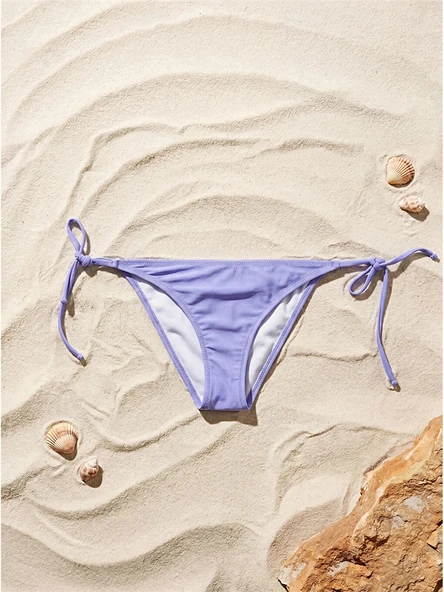 LCW DREAM Lila Kadın Düz Bikini Alt ürün görseli 1