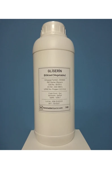 HS Kimya HS Bitkisel Gliserin | Glycerin 1 Kg ürün görseli 1