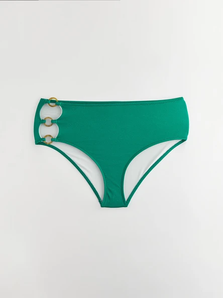 LCW DREAM Yeşil Kadın Düz Bikini Alt ürün görseli 1