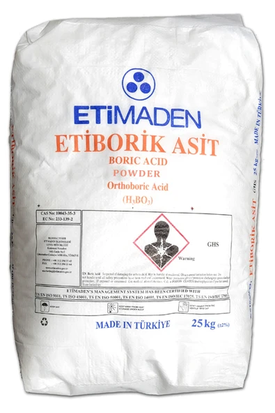 ETİ MADEN BORİK ASİT TOZ HALDE 200GR (AYAK KOKUSU İÇİN KULLANILIR) ürün görseli 1