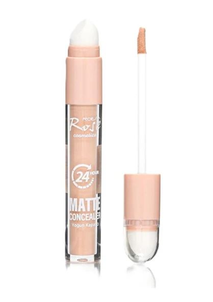3B Trend Rose 2'si 1 Arada Çift Uçlu Mat Kapatıcı No:1 Sünger Uç + Likit Concealer 24 Saat Kalıcı ürün görseli 1