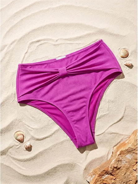 LCW DREAM Fuşya Kadın Düz Bikini Alt ürün görseli 1
