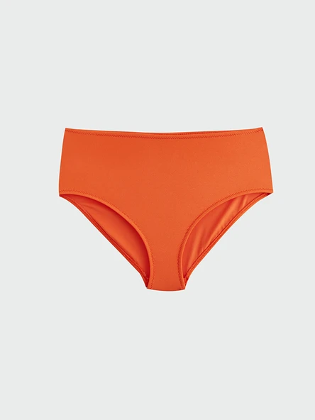 LCW DREAM Turuncu UV Korumalı Kadın Düz Bikini Alt ürün görseli 1