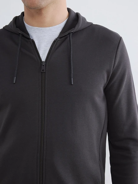 LCWAIKIKI Basic Kahverengi Sweatshirt - Resim 3