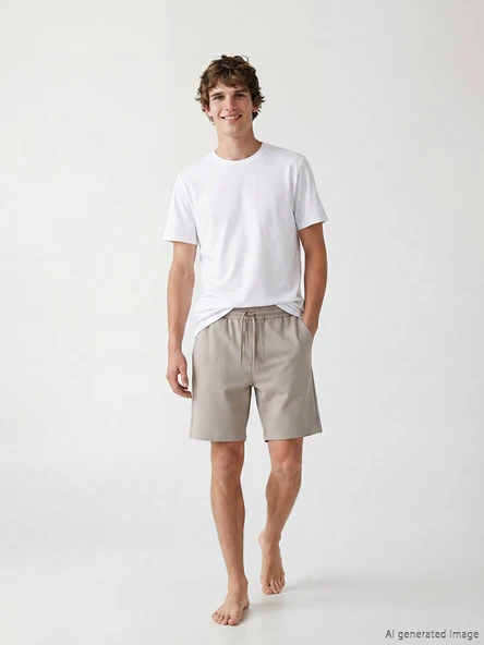 LC WAIKIKI Kahverengi Regular Fit Erkek Şort ürün görseli 1