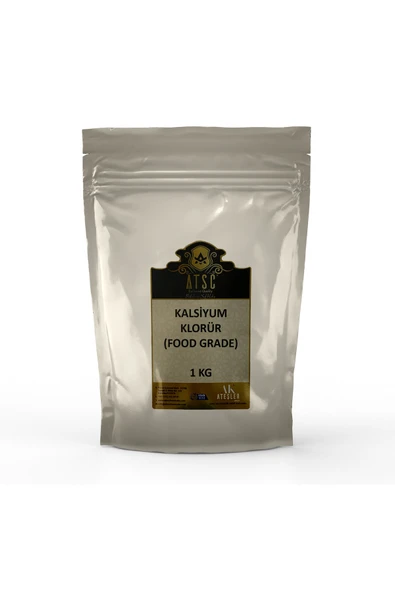 Ateşler Kimya Market Kalsiyum Klorür (FOOD GRADE) 1kg -e509- Peynir Mayası ürün görseli 1