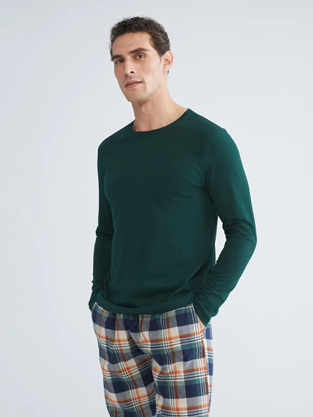 LC WAIKIKI Lacivert Standart Kalıp Erkek Pijama Takımı ürün görseli 1