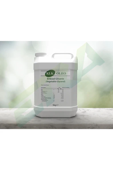 KLK OLEO BİTKİSEL GLİSERİN 5 kg ürün görseli 1