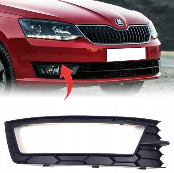 Skoda Rapid 2013-2018 Sağ Sis Kapağı Sisli 5JA807682 ürün görseli 1