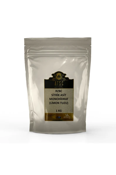 Ateşler Kimya Market Limon Tuzu Sitrik Asit (mono) 1 Kg ürün görseli 1