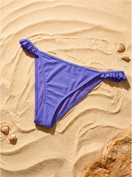 LCW DREAM Lacivert UV Korumalı Düz Brazilian Bikini Alt ürün görseli 1