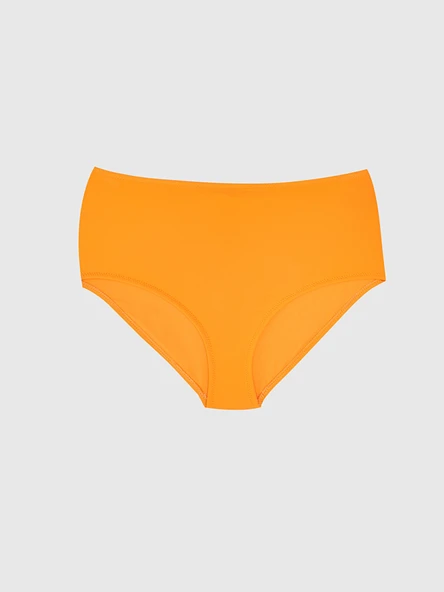 LCW DREAM Sarı Kadın Yüksek Bel Düz Bikini Alt ürün görseli 1