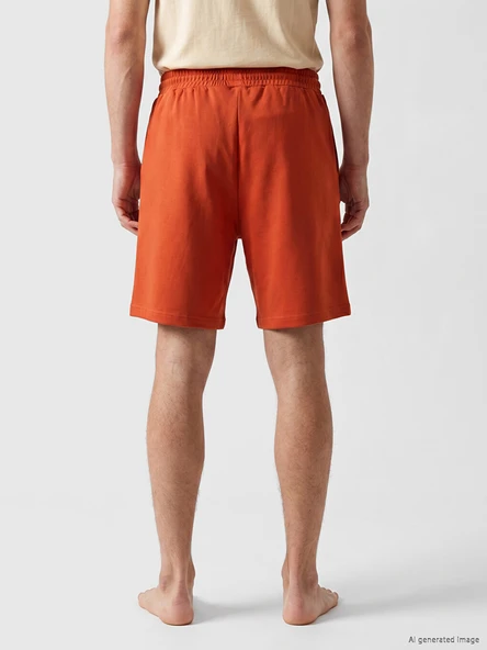 LC WAIKIKI Turuncu Regular Fit Erkek Şort - Resim 4