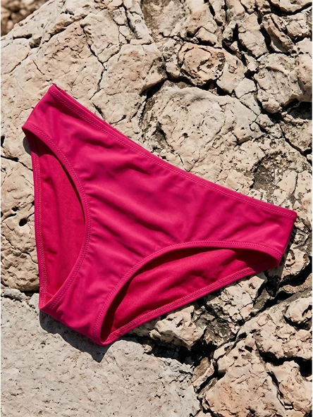 LCW DREAM Fuşya Kadın Düz Bikini Alt ürün görseli 1