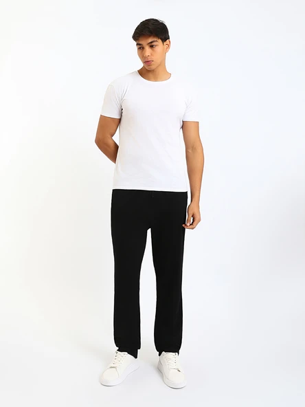 LC WAIKIKI Siyah Standart Kalıp Erkek Pijama Alt ürün görseli 1