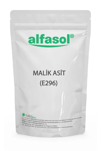 Alfasol Malik Asit (e296) 1 kg ürün görseli 1
